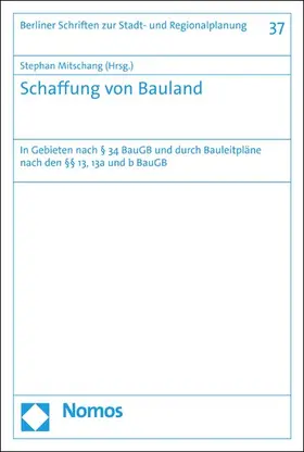 Mitschang |  Schaffung von Bauland | eBook | Sack Fachmedien