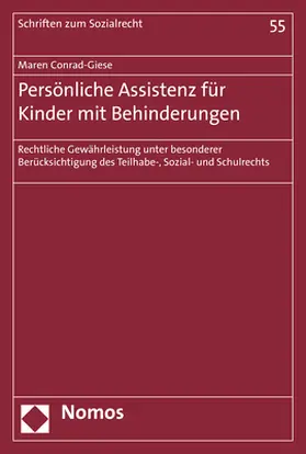 Conrad-Giese | Persönliche Assistenz für Kinder mit Behinderungen | E-Book | sack.de