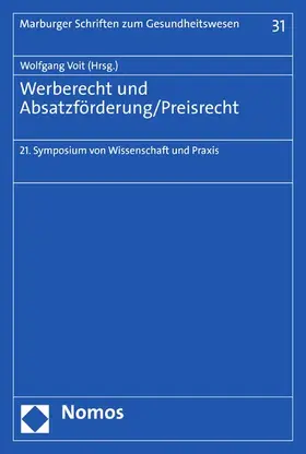 Voit |  Werberecht und Absatzförderung/Preisrecht | eBook | Sack Fachmedien