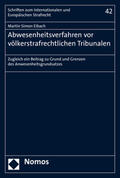 Eibach |  Abwesenheitsverfahren vor völkerstrafrechtlichen Tribunalen | eBook | Sack Fachmedien