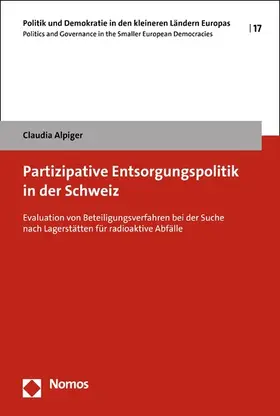 Alpiger |  Partizipative Entsorgungspolitik in der Schweiz | eBook | Sack Fachmedien