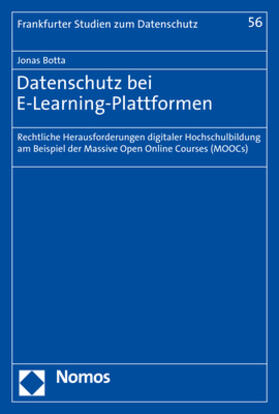 Botta | Datenschutz bei E-Learning-Plattformen | E-Book | sack.de