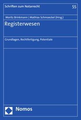Brinkmann / Schmoeckel |  Registerwesen | eBook | Sack Fachmedien