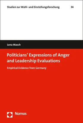 Masch |  Politicians' Expressions of Anger and Leadership Evaluations | eBook | Sack Fachmedien