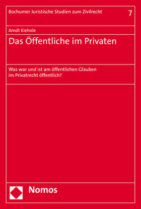 Kiehnle | Das Öffentliche im Privaten | E-Book | sack.de