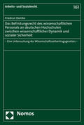 Domke |  Das Befristungsrecht des wissenschaftlichen Personals an deutschen Hochschulen zwischen wissenschaftlicher Dynamik und sozialer Sicherheit | eBook | Sack Fachmedien
