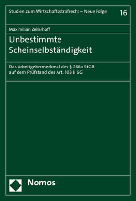 Zellerhoff | Unbestimmte Scheinselbständigkeit | E-Book | sack.de