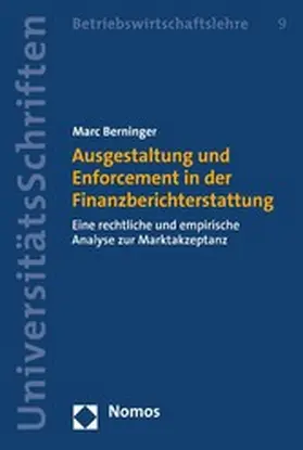 Berninger |  Ausgestaltung und Enforcement in der Finanzberichterstattung | eBook | Sack Fachmedien