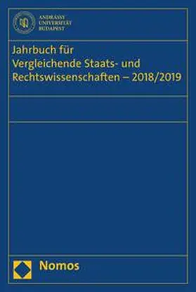 Schubel / Kirste / Müller-Graff |  Jahrbuch für Vergleichende Staats- und Rechtswissenschaften - 2018/2019 | eBook | Sack Fachmedien