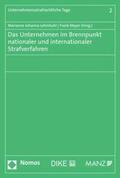 Lehmkuhl / Meyer |  Das Unternehmen im Brennpunkt nationaler und internationaler Strafverfahren | eBook | Sack Fachmedien