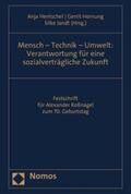 Hentschel / Hornung / Jandt |  Mensch - Technik - Umwelt: Verantwortung für eine sozialverträgliche Zukunft | eBook | Sack Fachmedien