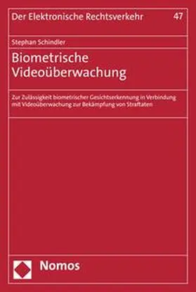 Schindler | Biometrische Videoüberwachung | E-Book | sack.de