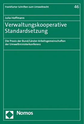 Hoffmann | Verwaltungskooperative Standardsetzung | E-Book | sack.de