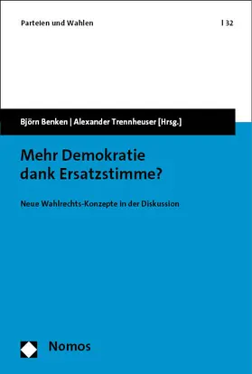 Benken / Trennheuser | Mehr Demokratie dank Ersatzstimme? | E-Book | sack.de