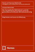 Westenrieder |  Der Europäische Betriebsrat und die grenzüberschreitende Betriebsänderung | eBook | Sack Fachmedien