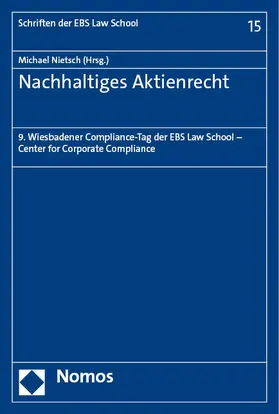 Nietsch |  Nachhaltiges Aktienrecht | eBook | Sack Fachmedien