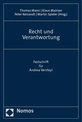 Mann / Mainzer / Kersandt |  Recht und Verantwortung | eBook | Sack Fachmedien