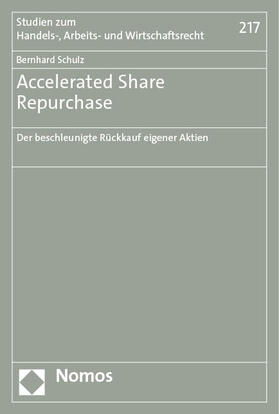 Schulz |  Accelerated Share Repurchase | eBook | Sack Fachmedien