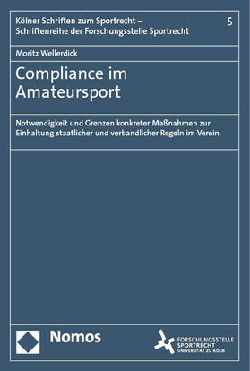 Wellerdick | Compliance im Amateursport | E-Book | sack.de