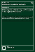 Keil |  Erfassung und Aufzeichnung der Arbeitszeit in der digitalen Arbeitswelt | eBook | Sack Fachmedien