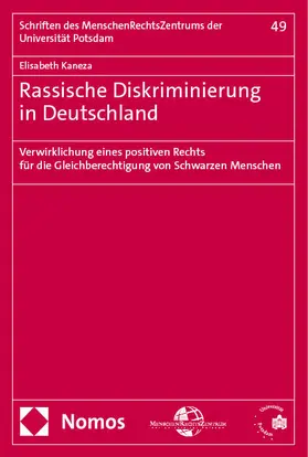 Kaneza |  Rassische Diskriminierung in Deutschland | eBook | Sack Fachmedien