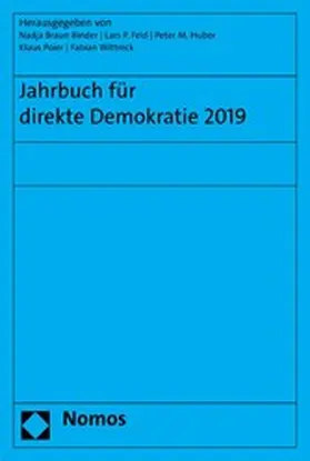 Binder / Feld / Huber |  Jahrbuch für direkte Demokratie 2019 | eBook | Sack Fachmedien