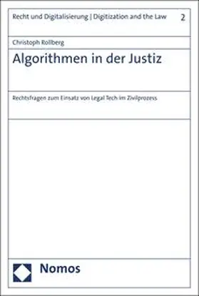 Rollberg |  Algorithmen in der Justiz | eBook | Sack Fachmedien