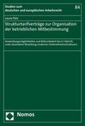 Pütz |  Strukturtarifverträge zur Organisation der betrieblichen Mitbestimmung | eBook | Sack Fachmedien