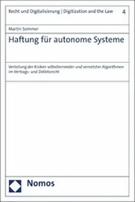 Sommer |  Haftung für autonome Systeme | eBook | Sack Fachmedien