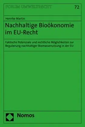 Martin |  Nachhaltige Bioökonomie im EU-Recht | eBook | Sack Fachmedien