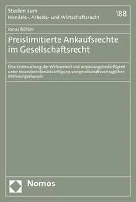 Bühler |  Preislimitierte Ankaufsrechte im Gesellschaftsrecht | eBook | Sack Fachmedien
