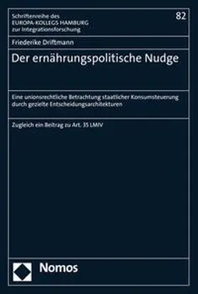 Driftmann |  Der ernährungspolitische Nudge | eBook | Sack Fachmedien