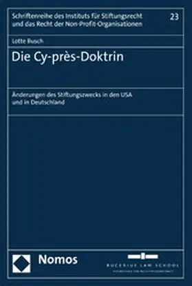 Busch |  Die Cy-près-Doktrin | eBook | Sack Fachmedien