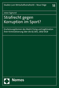 Sigmund |  Strafrecht gegen Korruption im Sport? | eBook | Sack Fachmedien