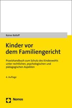 Balloff | Kinder vor dem Familiengericht | E-Book | sack.de