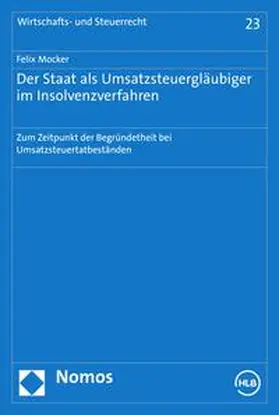 Mocker | Der Staat als Umsatzsteuergläubiger im Insolvenzverfahren | E-Book | sack.de