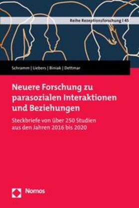 Schramm / Liebers / Biniak | Neuere Forschung zu parasozialen Interaktionen und Beziehungen | E-Book | sack.de