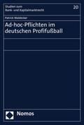 Waldecker |  Ad-hoc-Pflichten im deutschen Profifußball | eBook | Sack Fachmedien