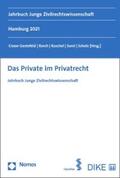 Croon-Gestefeld / Korch / Kuschel |  Das Private im Privatrecht | eBook | Sack Fachmedien