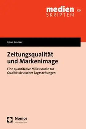 Kramer |  Zeitungsqualität und Markenimage | eBook | Sack Fachmedien