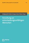 Kröll / Schaupp / Platzer |  Forschung an entscheidungsunfähigen Menschen | eBook | Sack Fachmedien