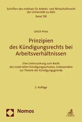 Preis |  Prinzipien des Kündigungsrechts bei Arbeitsverhältnissen | eBook | Sack Fachmedien