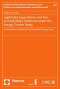 Landmann |  Legitimate Expectations and Fair-and-Equitable-Treatment under the Energy Charter Treaty | eBook | Sack Fachmedien