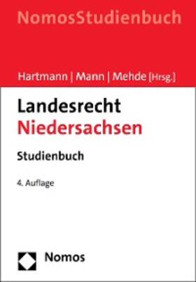 Hartmann / Mann / Mehde | Landesrecht Niedersachsen | E-Book | sack.de