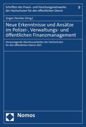 Stember | Neue Erkenntnisse und Ansätze im Polizei-, Verwaltungs- und öffentlichen Finanzmanagement | E-Book | sack.de