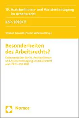 Seiwerth / Witschen |  Besonderheiten des Arbeitsrechts? | eBook | Sack Fachmedien