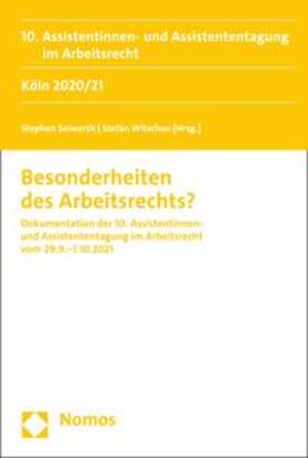 Seiwerth / Witschen | Besonderheiten des Arbeitsrechts? | E-Book | sack.de
