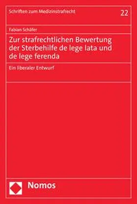 Schäfer |  Zur strafrechtlichen Bewertung der Sterbehilfe de lege lata und de lege ferenda | eBook | Sack Fachmedien