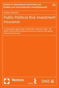 Vujinovic |  Public Political Risk Investment Insurance | eBook | Sack Fachmedien