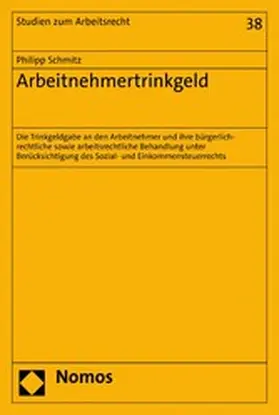 Schmitz |  Arbeitnehmertrinkgeld | eBook | Sack Fachmedien